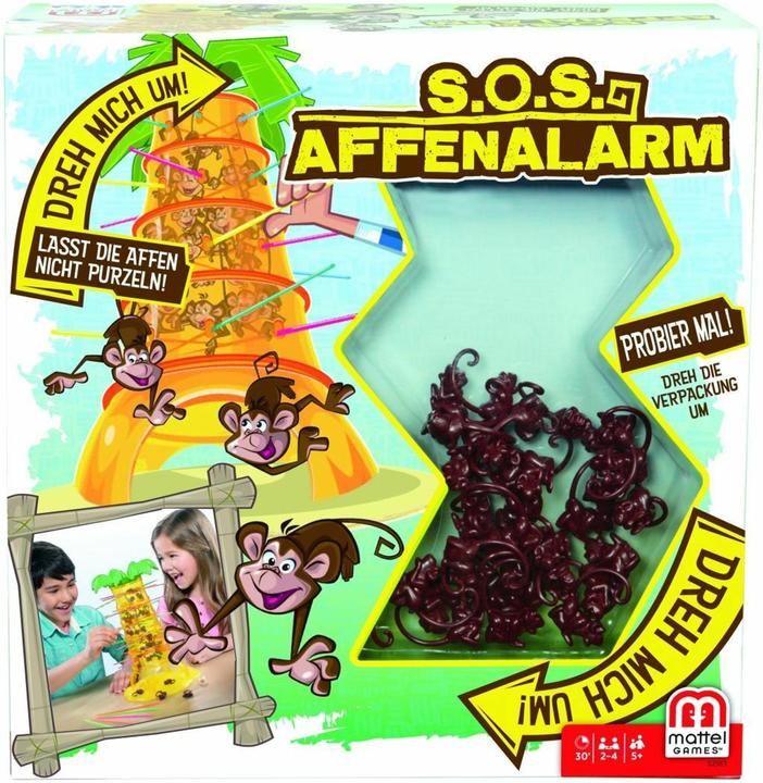 Image du produit Mattel Games S.O.S. Alerte au singe (Allemand)