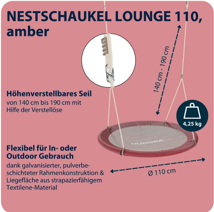 Produktbild Hudora Nestschaukel