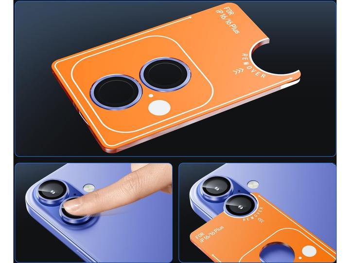 Produktbild Screenguard Camera Lens Protector Schutzglas Apple iPhone 16 Plus (1 Stück, Apple iPhone 16 Plus)