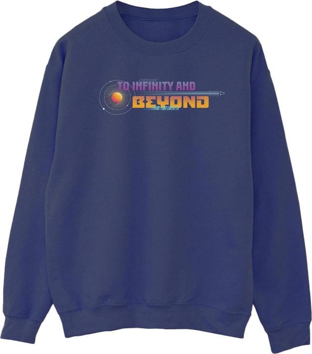 Disney Lightyear Infinity And Beyond Text Sweatshirt (L)