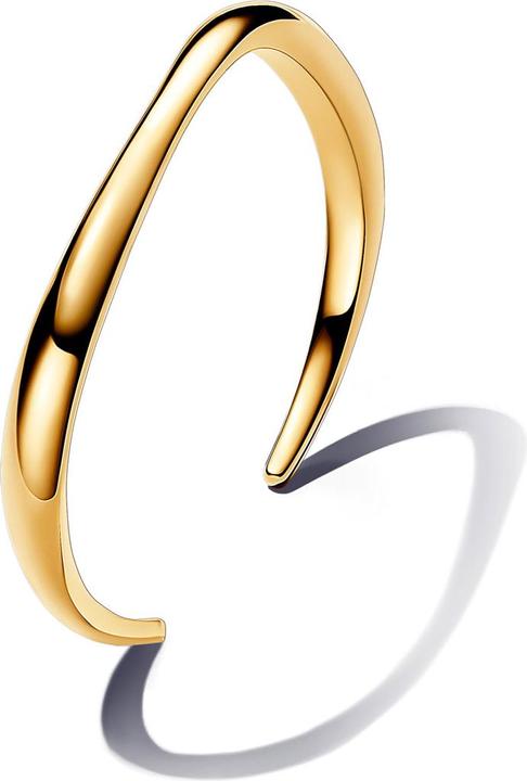Pandora Organisch Geformter Offener Armreif (19 cm, Metall, Vergoldet)