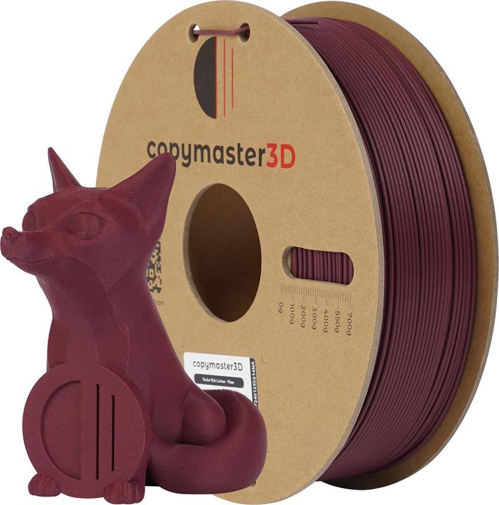Produktbild Copymaster3D Turbo PLA Carbon Filament for 3D Printer, 1.75 mm, Plum (1.75 mm)