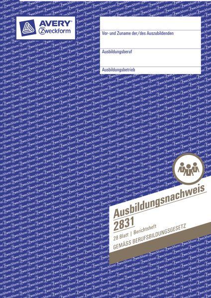 Produktbild Avery Formularbuch "Ausbildungsnachweis", A4 (28 x)
