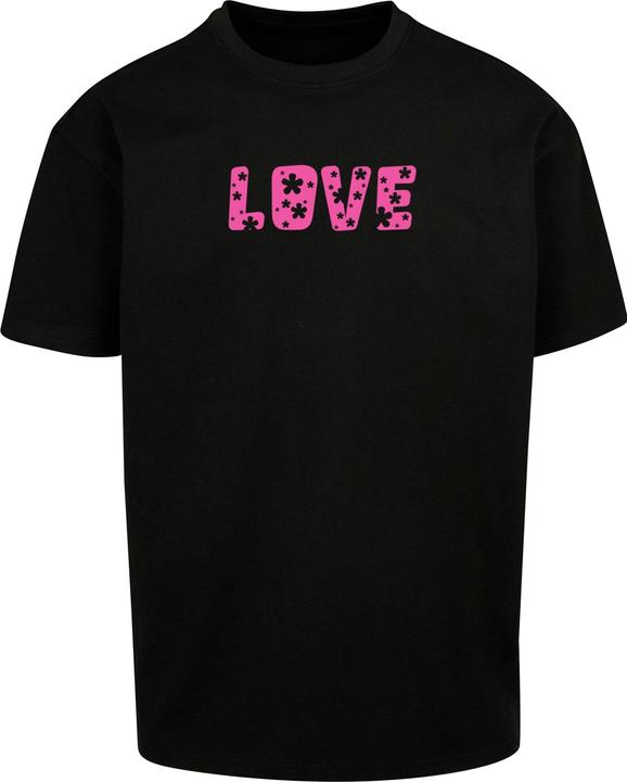 Actual product image Merchcode Valentines Day - Flowers Love Heavy Oversize Tee - 117153 (3XL)