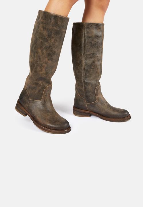 Actual product image Felmini Cooper A712, the biker boot from, is made from smooth leather with a vintage leather finish and (42)