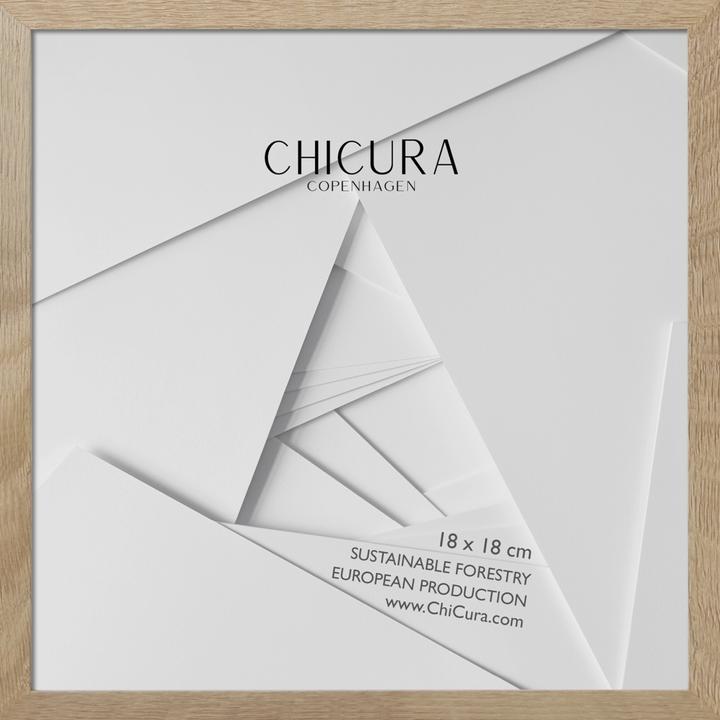 Produktbild ChiCura Holzrahmen - Glas (18 x 18 cm)
