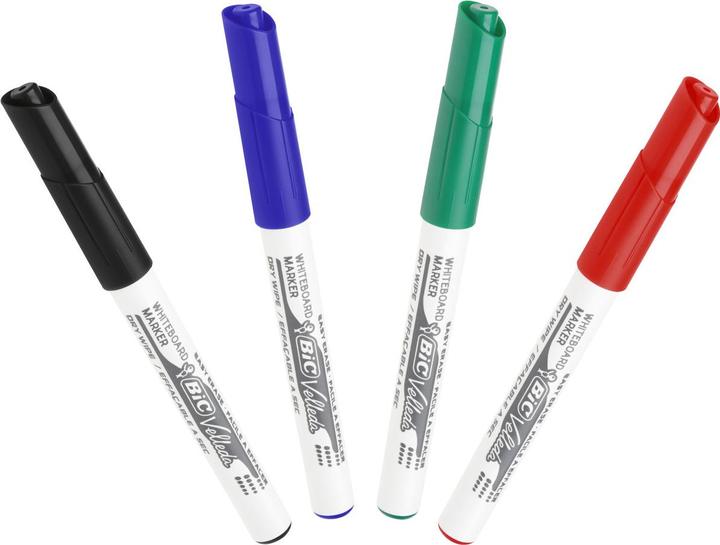 Actual product image Bic Velleda Whiteboard Marker (Multicoloured, 1.40 mm, 8 x)