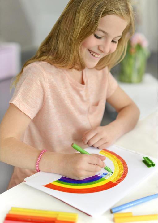 Actual product image Faber-Castell Felt tip pen Connector (Multicolor, 80 x)