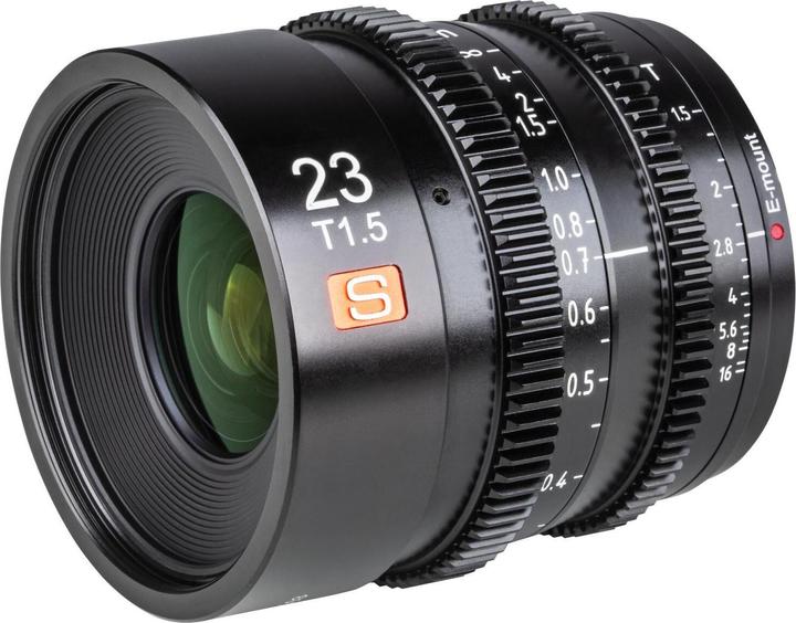 Actual product image Viltrox S23mm T1.5 – Sony E-Mount Cine (Sony E, APS-C / DX)