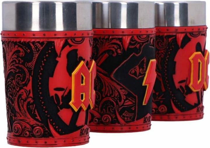 Image du produit Nemesis Now AC/DC Verres à liqueur Logo Pack de 3 (0.50 dl, 3 x, Verre à fusil)