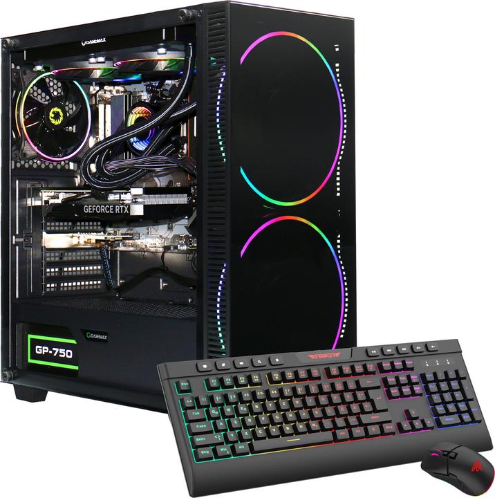 Image du produit Hyrican GAMEMAX Black Hole 7455 Ryzen 5 7500F WAK 32GB DDR5 1TB SSD RTX 5070 (AMD Ryzen 5 7500F, 32 Go, 1000 Go, GeForce RTX 5070)