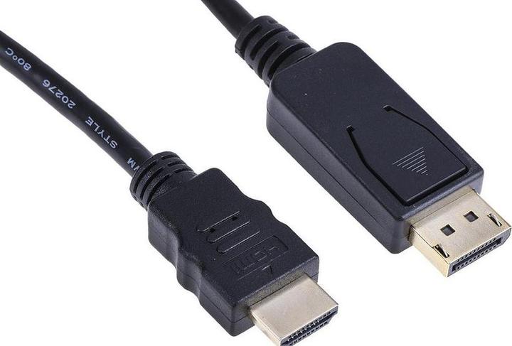 Produktbild Rs Pro DisplayPort-Kabel A Display-Anschluss B HDMI - Stecker, 5m 1080p max. PVC (0.18 m, DisplayPort)