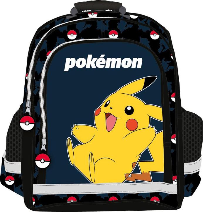 Pokémon Schulrucksack Pokeball Blau Schwarz