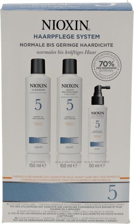 Actual product image Nioxin Starter Set 5, 2x/1x50ml (350 ml, Liquid shampoo)
