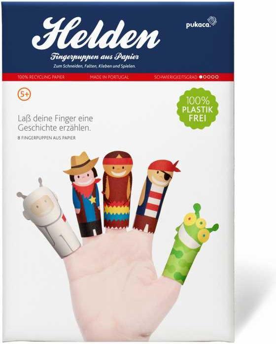 Produktbild Pukaca Papierfingerpuppenset. 8 Helden (8 x)