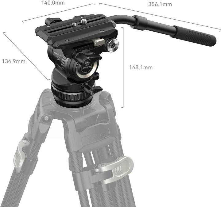 Actual product image SmallRig Professional Fluid Head PH8 (Video head)