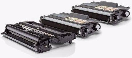 Actual product image Inkadoo Toner advantage pack compatible to Brother TN-2220 / DR-2200 contains 1x image drum / 1x