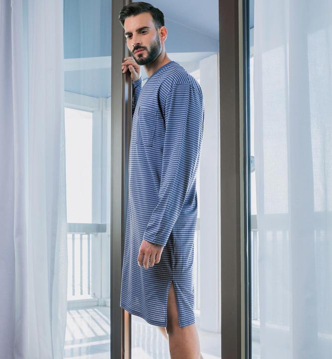 Image du produit Ammann Chemise de nuit pour homme en "COTON EXTRA LÉGER". (52)