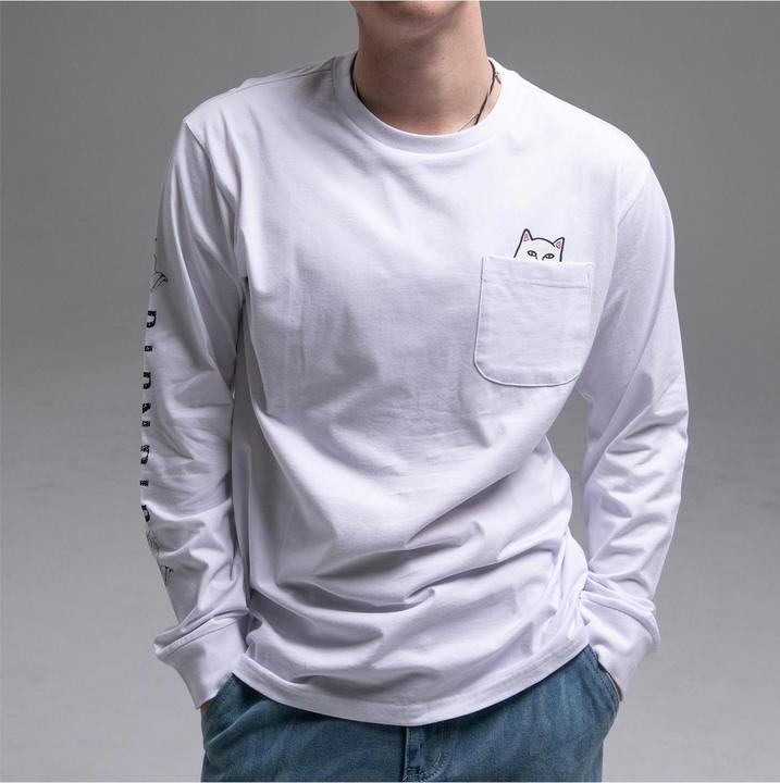 Actual product image RipnDip Lord Nermal Pocket Longsleeve (L)