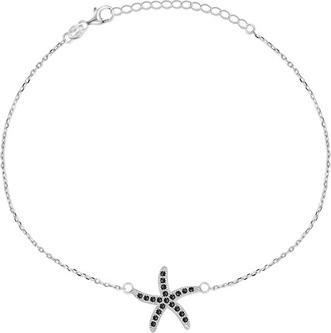 Brilio Silver - Designer silver starfish bracelet BRC24WBC