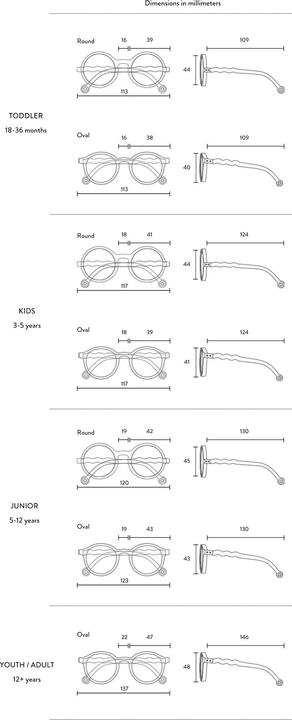 Immagine prodotto Olivio & Co Junior Ovale Sonnenbrille Squid