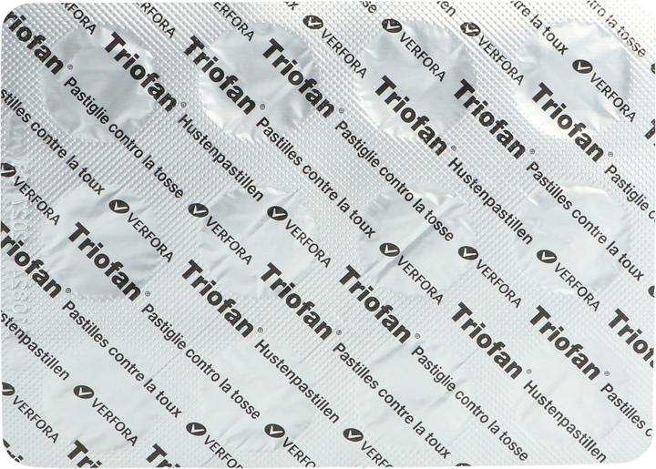 Nährwerte und Zutaten Triofan Hustenpastillen (24 Stück)