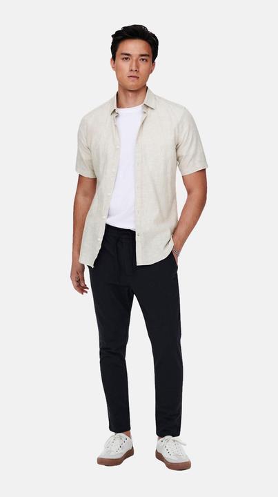 Image du produit Only & Sons Chemise à manches courtes en lin (XS)