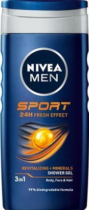 Actual product image NIVEA MEN Men Sport Shower Gel 250ml (250 ml)