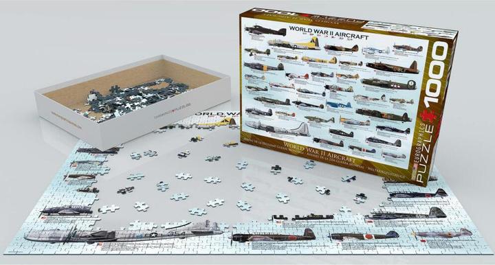 Produktbild Eurographics Kriegsflugzeuge 2. Weltkrieges (1000 Teile)