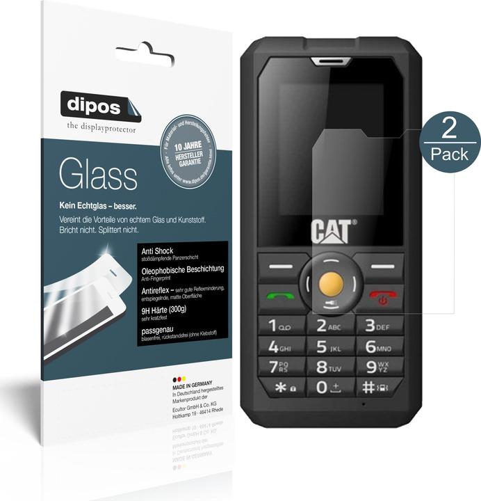 Actual product image Dipos Screen Protector Anti-Shock (2 Piece, B30)