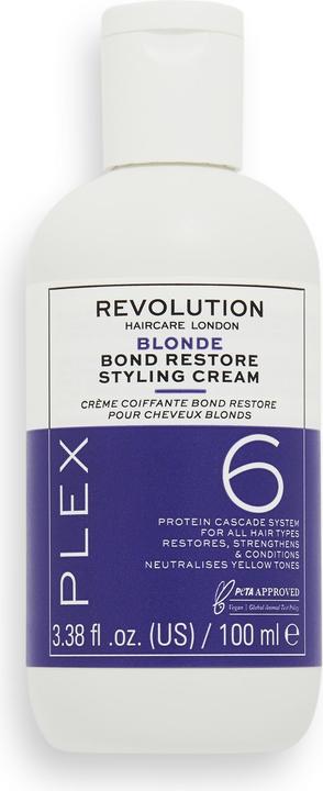 Produktbild Revolution Haircare Plex 6 Blonde Bond Restore Styling Cream (Haarcreme, 100 ml)