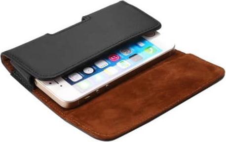 Immagine prodotto Ueli Express Marsupio universale da cintura in vera pelle nero S (Apple iPhone 5s, Apple iPhone 5)