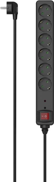 Produktbild Hama 00223153 Intelligente Steckerleiste 6 AC-Ausgänge 1,4 m 3680 W (6 x, CEE 7/3, 1.40 m)