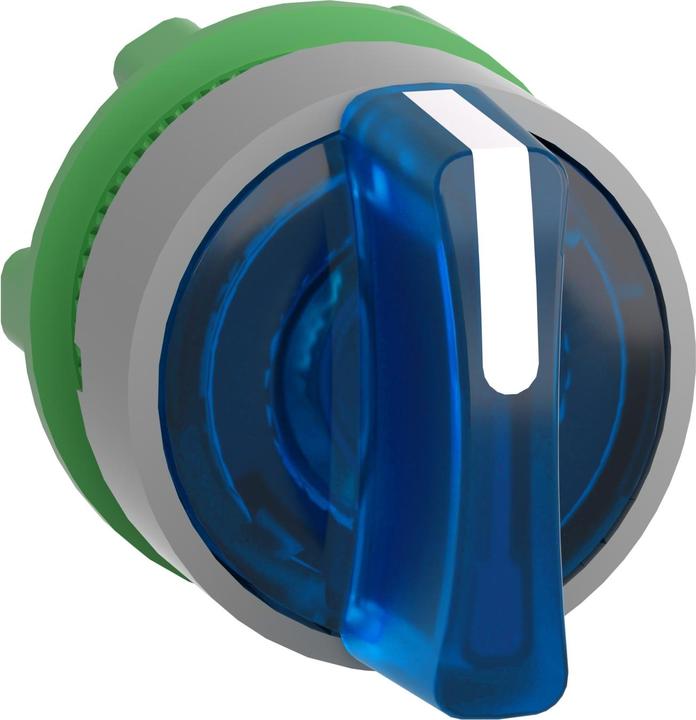 Actual product image Schneider Electric Illuminated selector switch, front, plastic, ZB5AK1563C0
