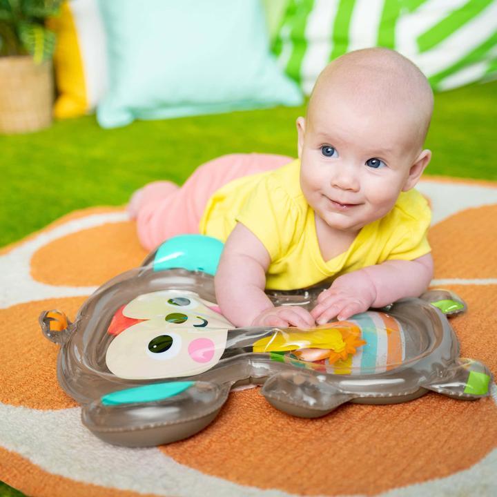 Actual product image Bright Starts Hungry Monkey Tummy Time water mat