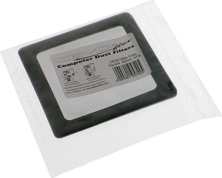 Actual product image DEMCiflex Dust Filter 80mm - black/black