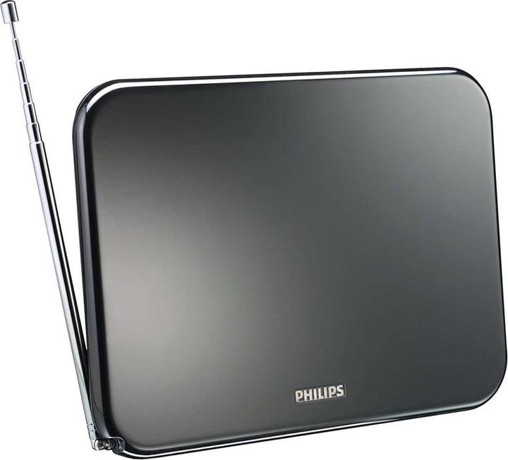 Produktbild Philips Digital-TV-Antenne SDV6224/12 (Flachantenne, 42 dB, UKW / MW / LW)