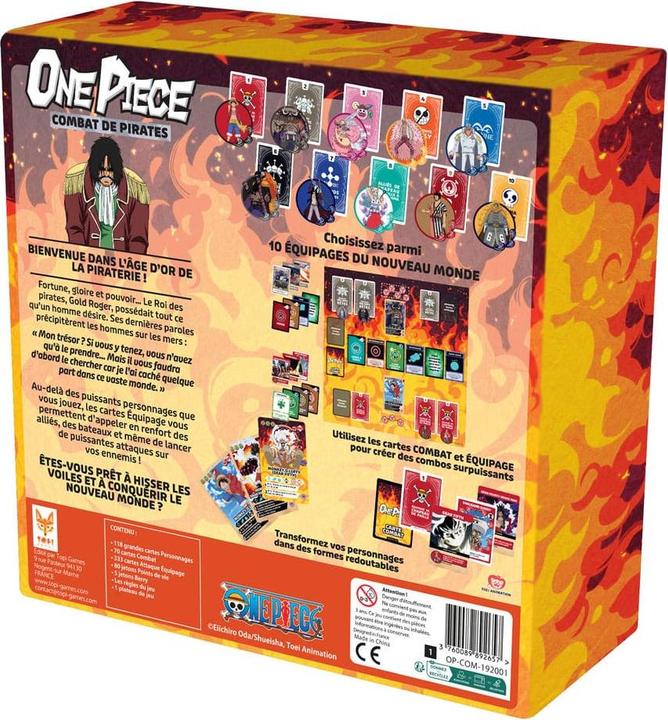 Immagine prodotto Topi games Gioco di carte di One Piece Battaglie di pirati *versione francese* (Francese)