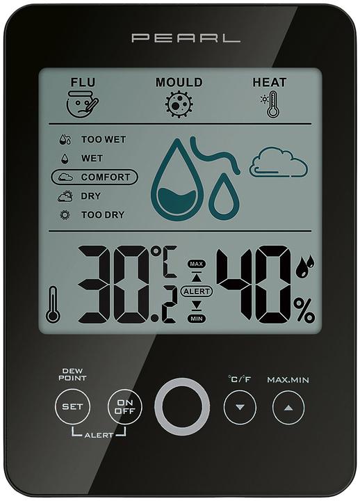 Immagine prodotto Pearl Igro/termometro digitale con allarme muffa