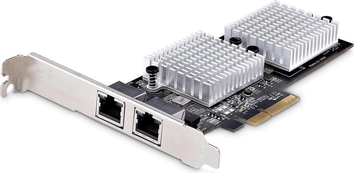 Actual product image StarTech com ST10GSPEXNDP2, Eingebaut, Kabelgebunden, PCI Express, Ethernet, 10000 Mbit/s, Schwarz (PCI Express 3.0 x4)