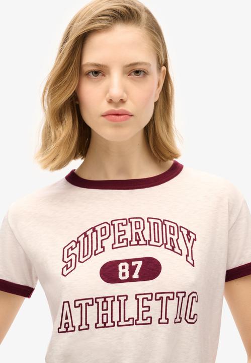 Produktbild Superdry Figurbetontes Athletic Essentials Ringer-T-Shirt (14)