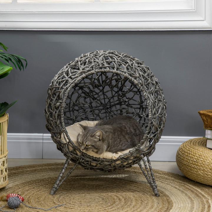 Image du produit PawHut Panier pour chat avec coussin (Chat)