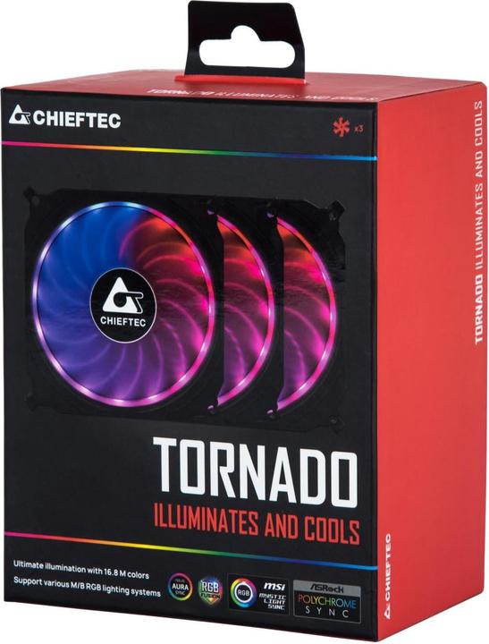 Image du produit Chieftec CF-3012-RGB (120 mm, 3 x)