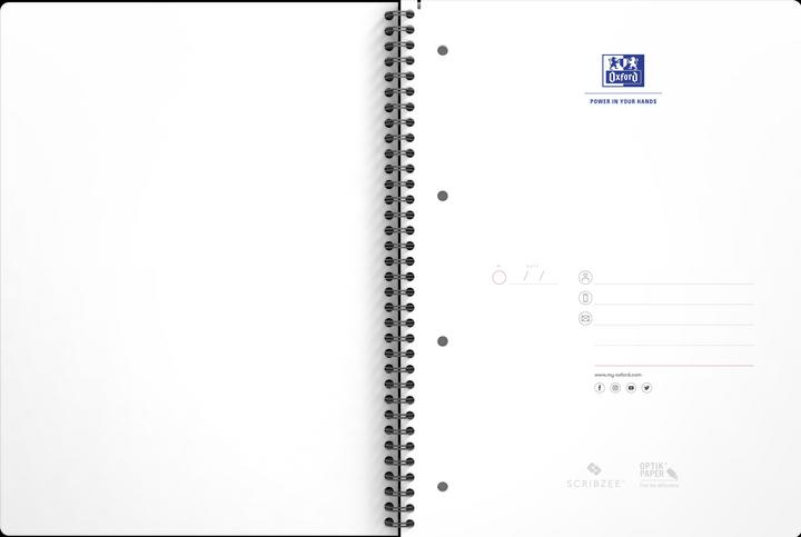 Actual product image Oxford College Book (A4, Checked, Soft cover)
