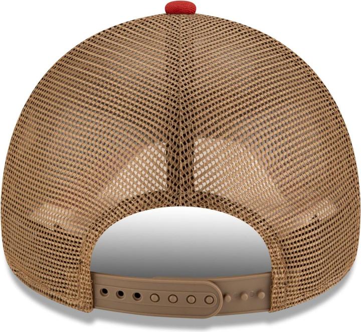 Actual product image New Era 9Forty A-Frame Trucker Cap - Hot Rods Red (One size)