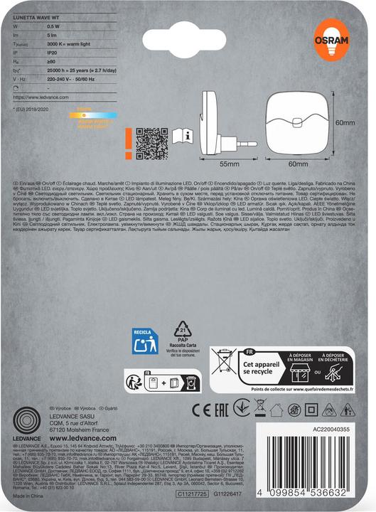 Image du produit Osram LUNETTA Wave Blanc