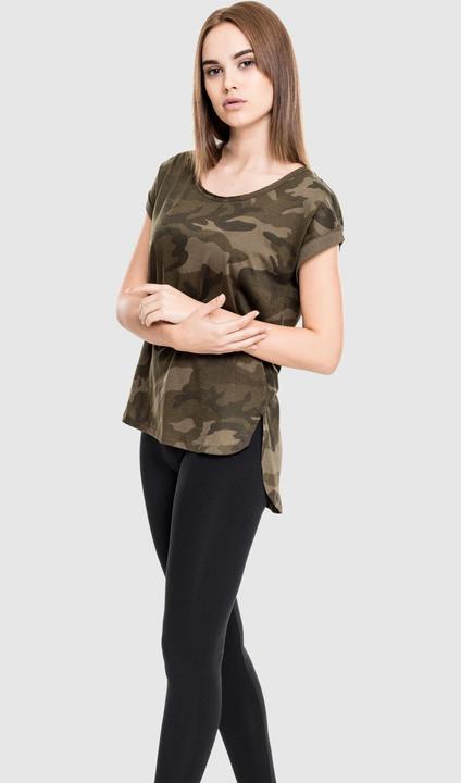 Produktbild Urban Classics Ladies Camo Back Shaped Tee (S)