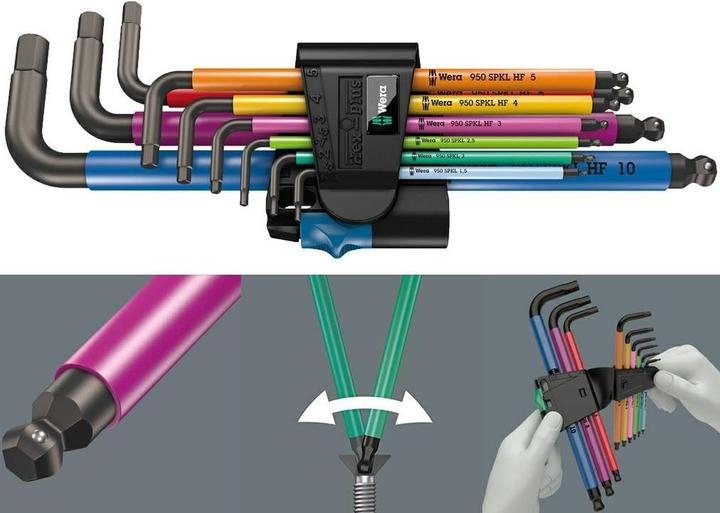 Image du produit Wera 950/9 Hex-Plus Multicolour HF 1