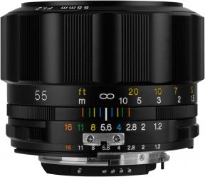 Actual product image Voigtländer Nokton 55mm f/1.2 SLII-S Nikon F (Nikon F, full size)
