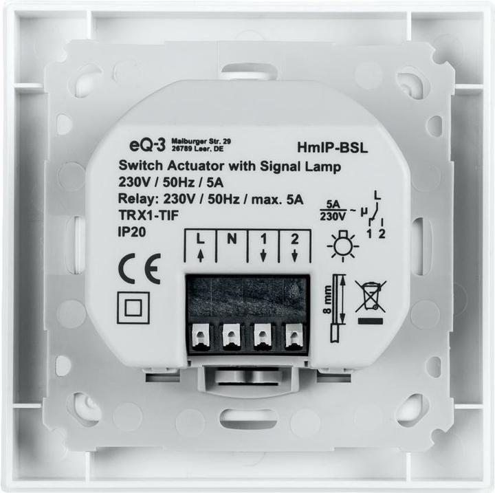 Produktbild EQ-3 Schaltaktor mit Signalleuchte (Schaltaktor)